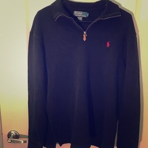 Polo Ralph Lauren Half Zip Sweater Black
